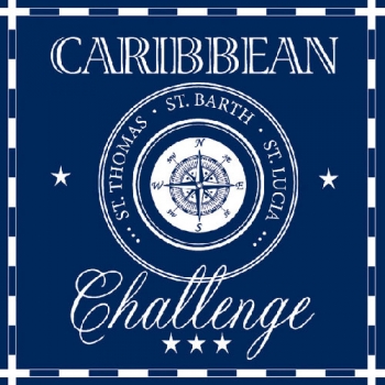 Caribbean Challenge dunkelblau - Lunch Servietten von Ambiente, 20er Packung
