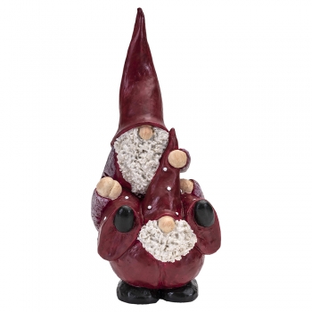 Wichtel Tomten Elmer & Max  Huckepack, Höhe 16,5cm