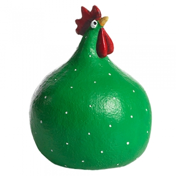 Höna (Huhn/Henne) - smaragd, groß